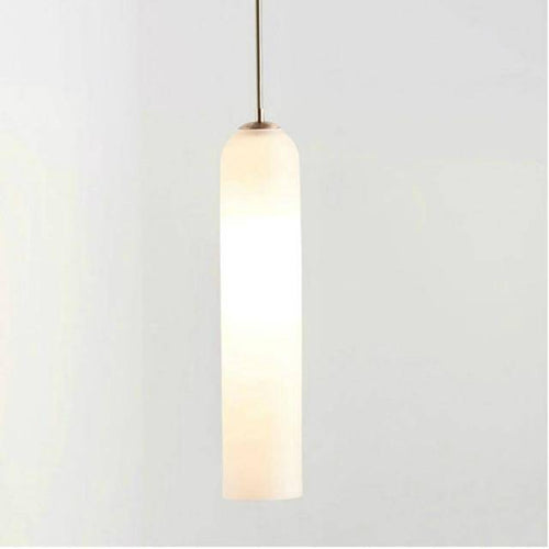 Suspension design à LED en verre fondu coloré Loft - vue 7 sur 6