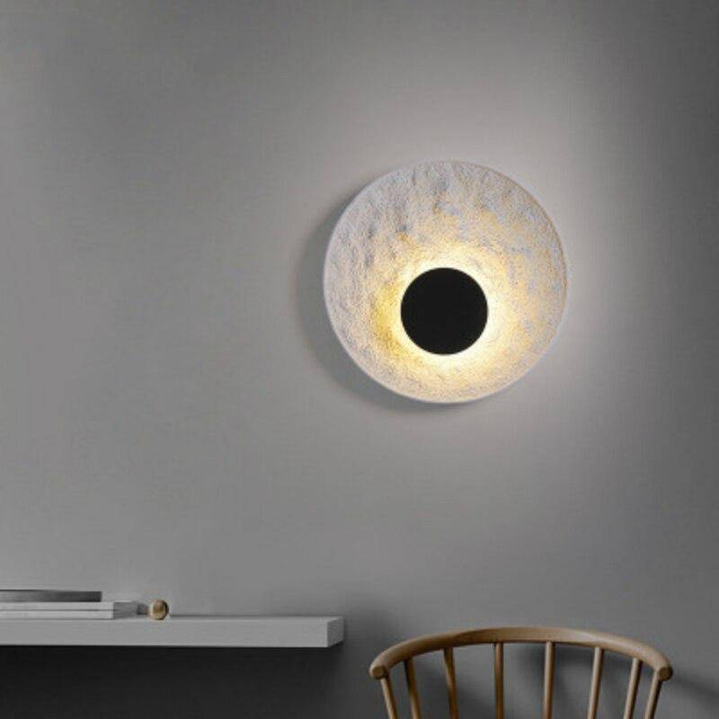 Applique murale design LED disque blanc minimaliste - vue 3 sur 7