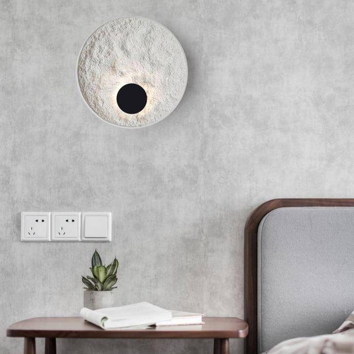 Applique murale design LED disque blanc minimaliste - vue 5 sur 7
