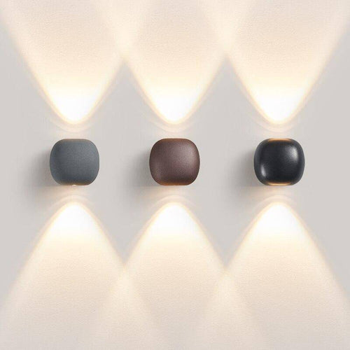 Applique murale design LED sphère en métal Coffee - vue 5 sur 7