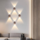 Applique murale design LED sphère en métal Coffee