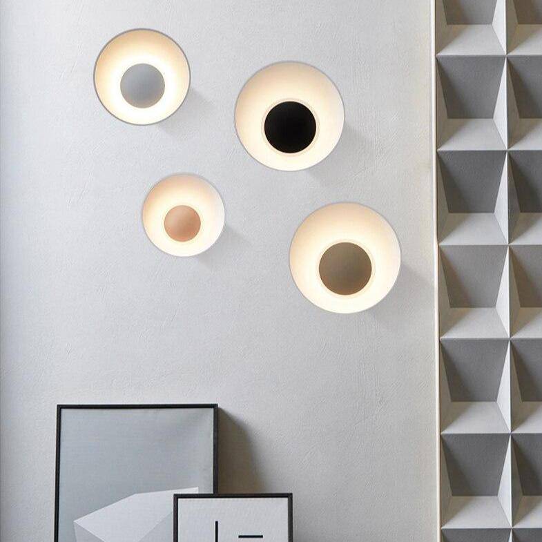 Applique murale design à LED avec coupe en métal coloré Loft - vue 4 sur 26