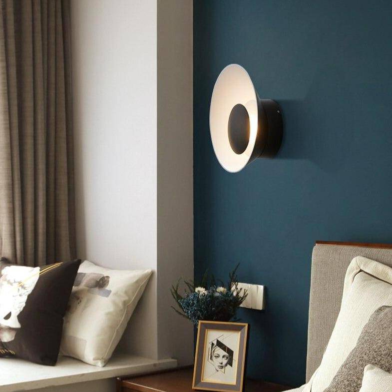 Applique murale design à LED avec coupe en métal coloré Loft - vue 3 sur 26