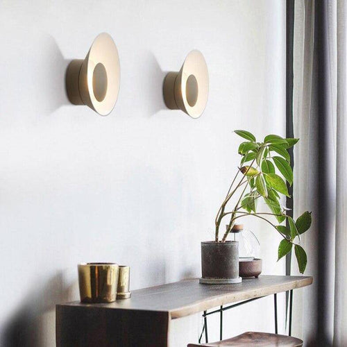 Applique murale design à LED avec coupe en métal coloré Loft - vue 3 sur 26