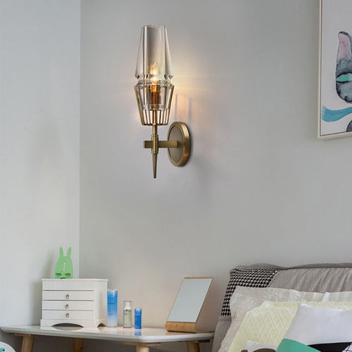 Applique murale vintage style lampe torche moderne Tasnim - vue 7 sur 9