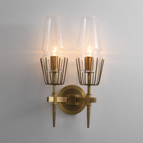 Applique murale vintage style lampe torche moderne Tasnim - vue 8 sur 9