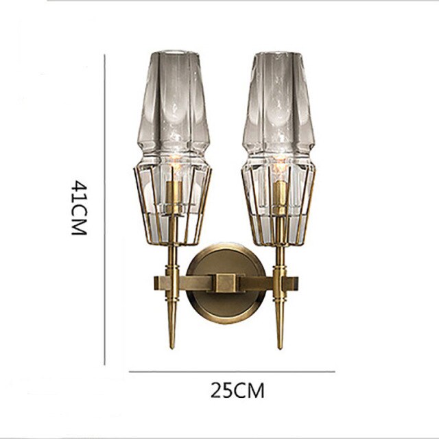Applique murale vintage style lampe torche moderne Tasnim - vue 9 sur 9