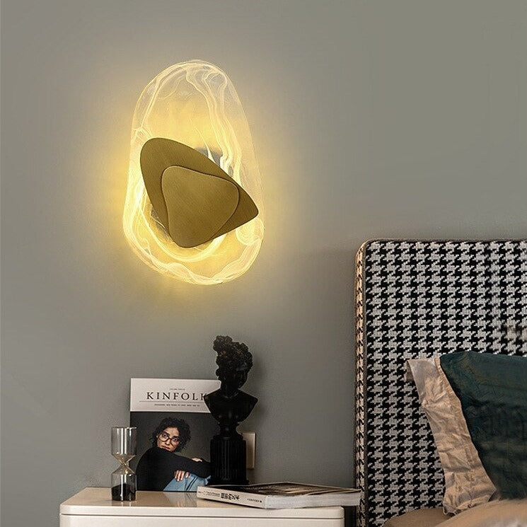 Applique murale moderne LED style pierre précieuse Azahara - vue 7 sur 12