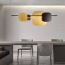 Applique murale design à LED avec plusieurs carrés arrondi en métal Loft