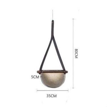 Suspension design LED demi-cercle verre Creative - vue 6 sur 8
