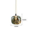 Suspension design à LED avec abat-jour en verre Creative