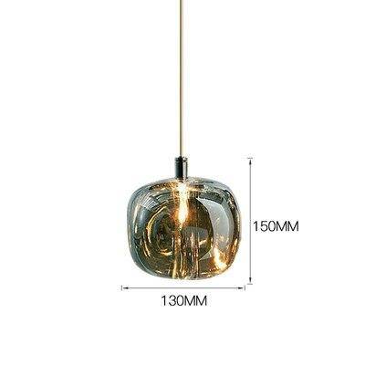 Suspension design à LED avec abat-jour en verre Creative - vue 8 sur 17