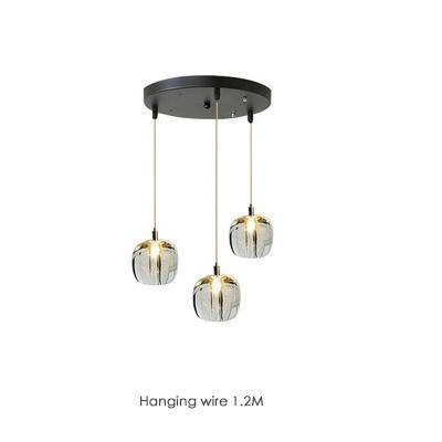 Suspension design à LED avec abat-jour en verre Creative - vue 8 sur 17