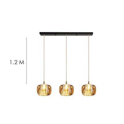 Suspension design à LED avec abat-jour en verre Creative - vue 17 sur 17