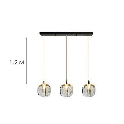 Suspension design à LED avec abat-jour en verre Creative - vue 16 sur 17