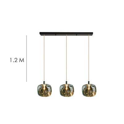 Suspension design à LED avec abat-jour en verre Creative - vue 11 sur 17