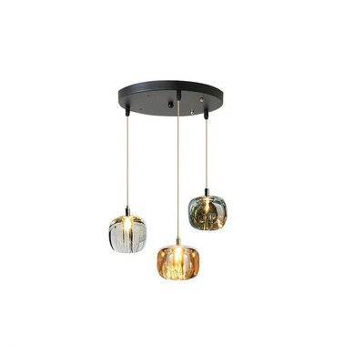 Suspension design à LED avec abat-jour en verre Creative - vue 13 sur 17
