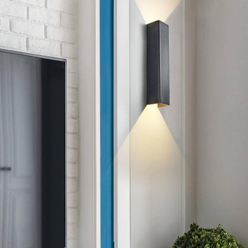 Applique murale design à LED en métal allongé coloré Loft - vue 5 sur 17