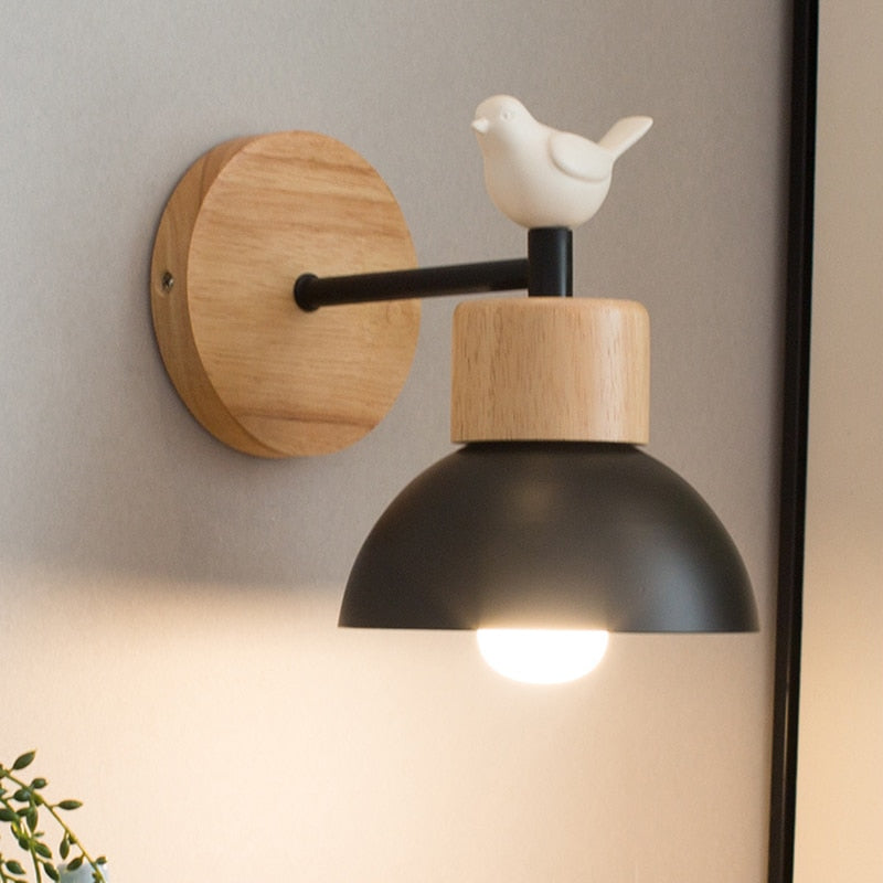 Applique murale scandinave moderne avec oiseaux Birdy - vue 5 sur 8