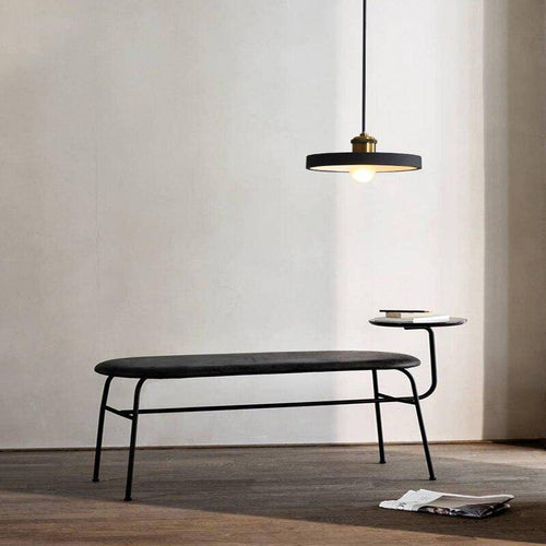 Suspension design à LED en métal avec abat-jour minimaliste Loft - vue 4 sur 25