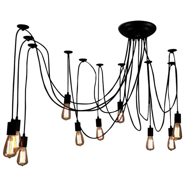 Lustre industriel filaire en forme d'araignée Spidde - vue 4 sur 4
