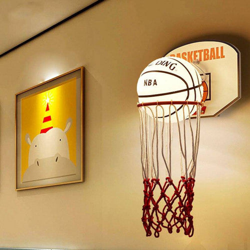 Applique murale à LED style panier de Basketball en métal Kids - vue 5 sur 6