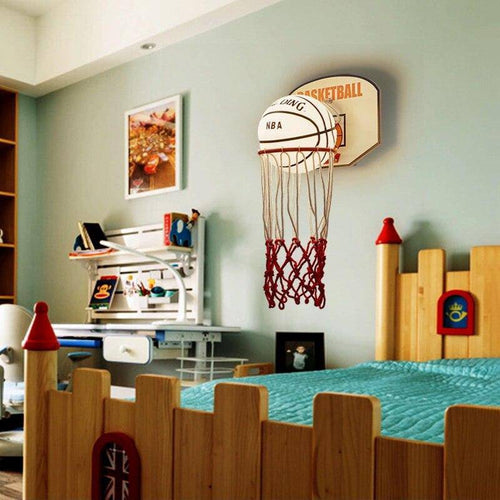 Applique murale à LED style panier de Basketball en métal Kids - vue 4 sur 6