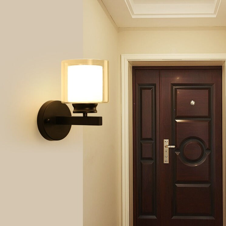 Applique murale moderne LED style faux bougeoir Alode - vue 7 sur 11