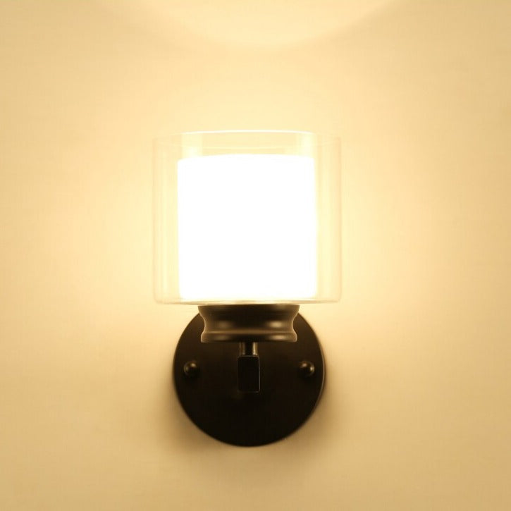 Applique murale moderne LED style faux bougeoir Alode - vue 6 sur 11