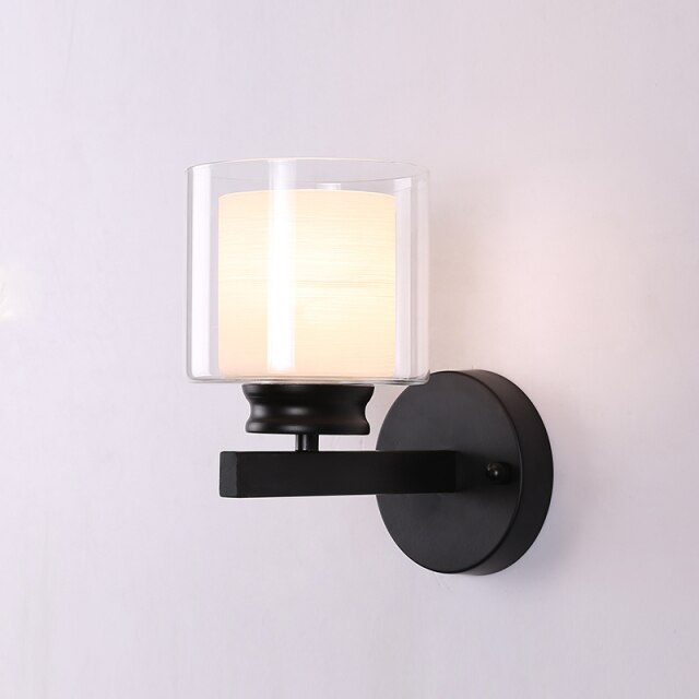 Applique murale moderne LED style faux bougeoir Alode - vue 4 sur 11