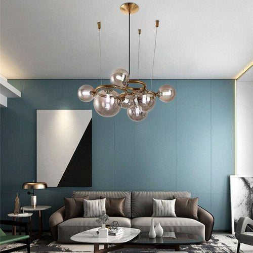 Lustre design à LED avec plusieurs boules en verre Dining Hang - vue 4 sur 5
