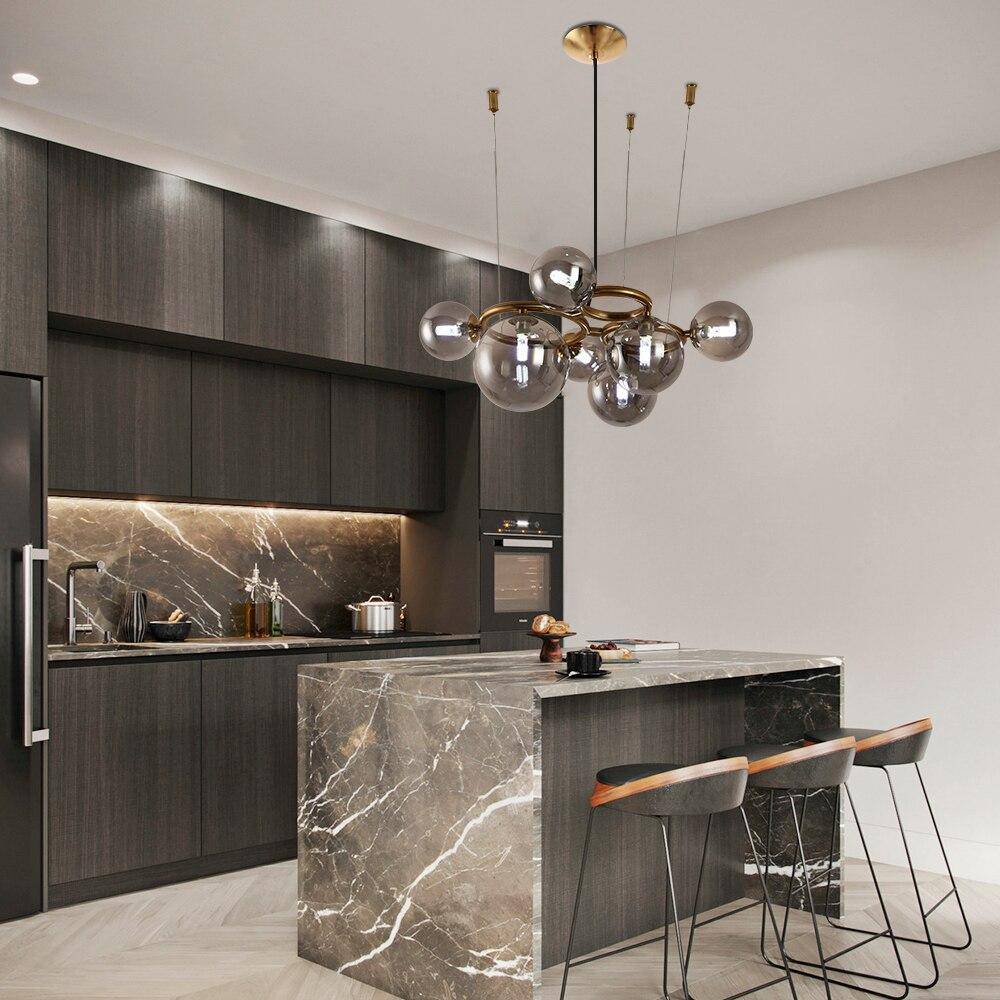 Lustre design à LED avec plusieurs boules en verre Dining Hang - vue 2 sur 5