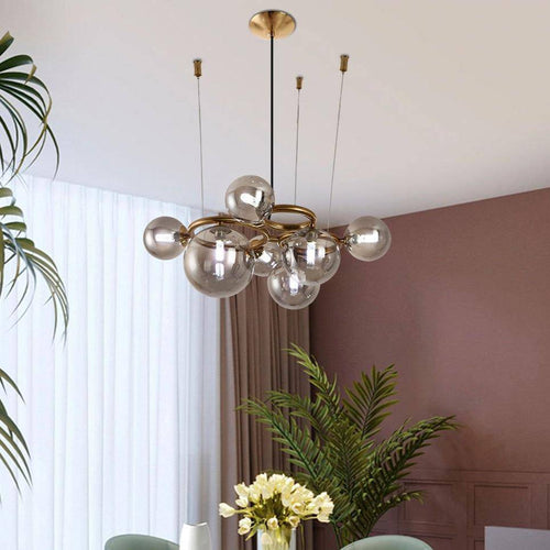 Lustre design à LED avec plusieurs boules en verre Dining Hang - vue 5 sur 5