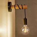 Applique murale moderne filaire en bois Deliah