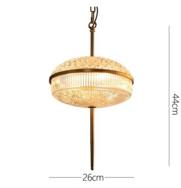Suspension vintage style oriental en verre Helia - vue 5 sur 6