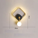 Applique murale design géométrique avec boule suspendue Oryna