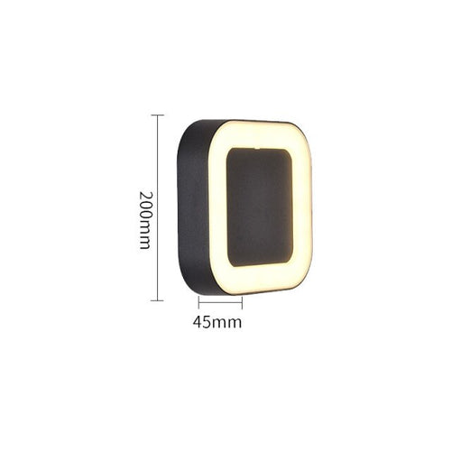 Applique extérieur LED ovale ou ronde Creative - vue 4 sur 4