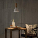 Suspension design en bois et ciment de plusieurs formes Studio