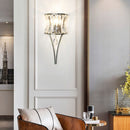 Applique murale moderne lampe torche en verre luxury Sandro