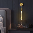 Applique murale moderne suspendue dorée luxury Gabriella