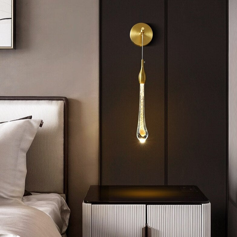Applique murale moderne suspendue dorée luxury Gabriella - vue 4 sur 7