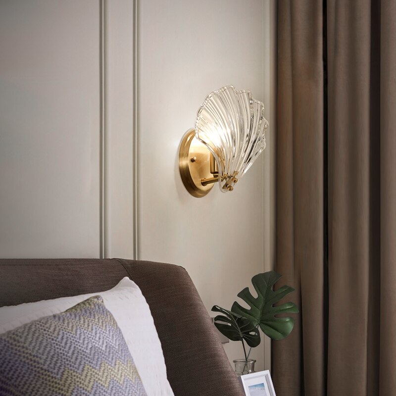 Applique murale moderne LED en forme de coquillage Shelly - vue 4 sur 7