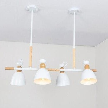 Suspension à spots métal et bois Wooden (plusieurs couleurs) - vue 8 sur 8