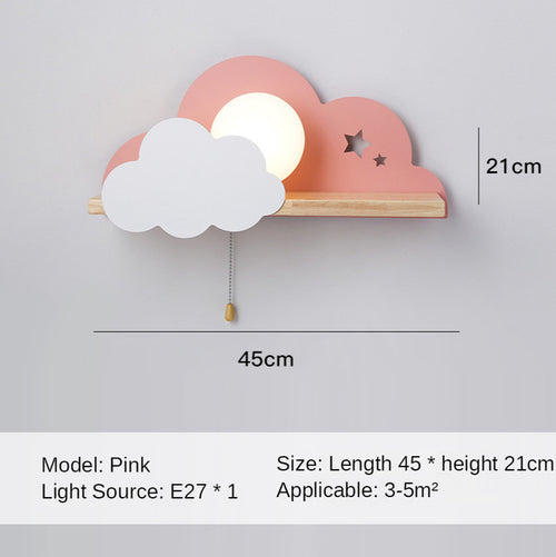 Applique murale moderne LED avec support en bois Lyzia - vue 10 sur 9