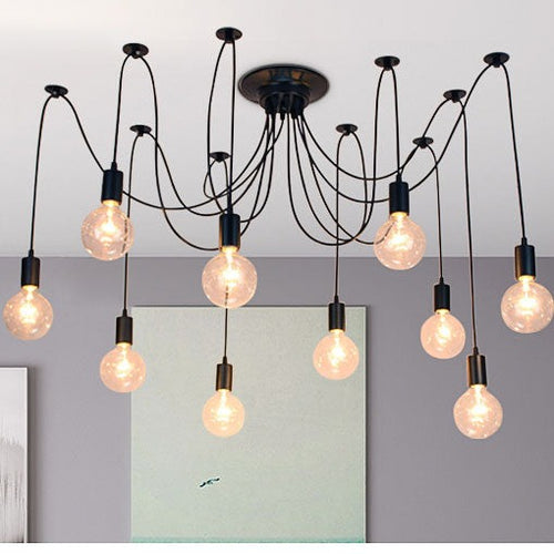 Lustre industriel filaire en forme d'araignée Spidde - vue 3 sur 4