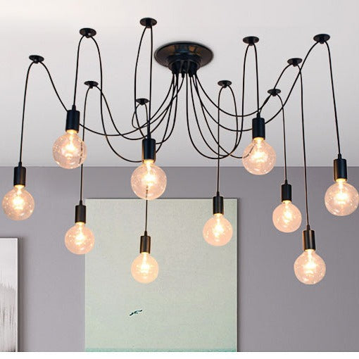 Lustre industriel filaire en forme d'araignée Spidde - vue 3 sur 4