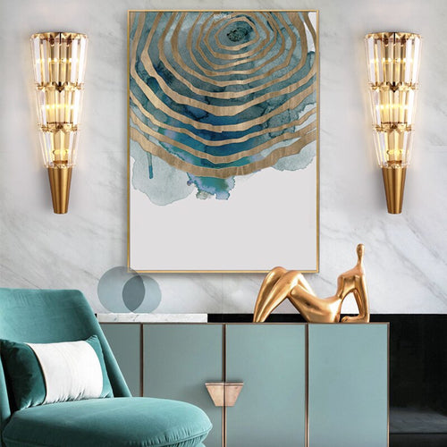 Applique murale moderne LED en forme conique en verre Doina - vue 3 sur 7