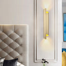 Applique murale moderne LED cylindrique et métallique Amaia