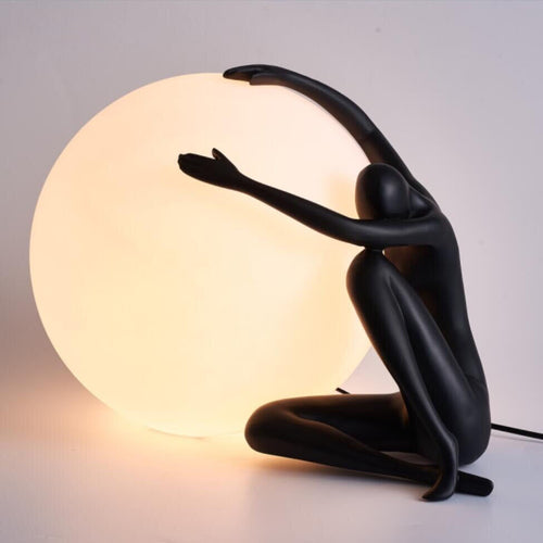 Lampe à poser LED style art déco avec silhouette Bloomie - vue 5 sur 8