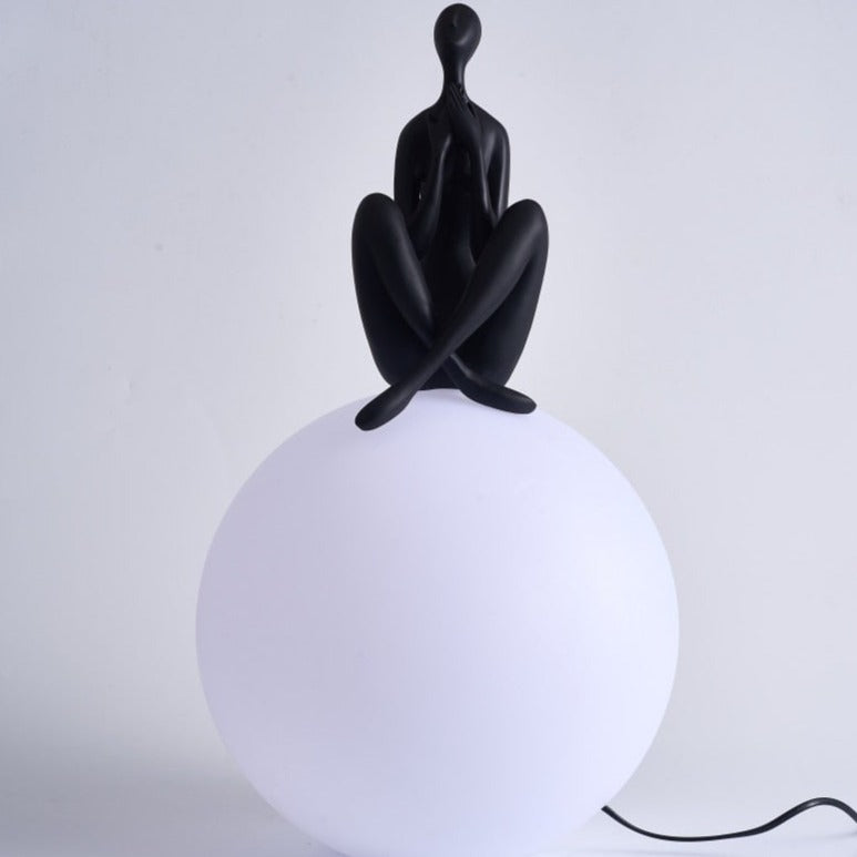 Lampe à poser LED style art déco avec silhouette Bloomie - vue 5 sur 8